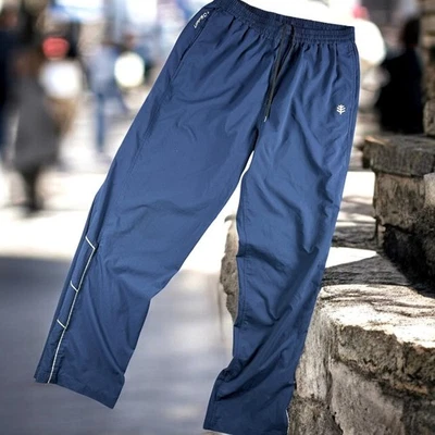 Pantalones Coolibar Mujer L Outpace Sport UPF 50+ Azul Marino Protección Solar Senderismo Foto 1 de 4
