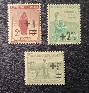 4323 - FRANCE - SCOTT# B12 - B14 - MNH - CAT $5.10 - Picture 1 of 1