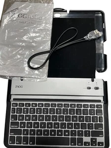 ZAGG Messenger Folio Case and Bluetooth Keyboard for Samsung Galaxy Tab 10.1 - Picture 1 of 4