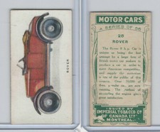 C22 Imperial Tobacco, Motor Cars, 1921, #28 Rover