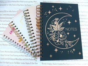 A5 Notebook Lady Jayne Chunky Assortd Hard Cover Large Spiral Journal Scrap Book - Picture 1 of 18