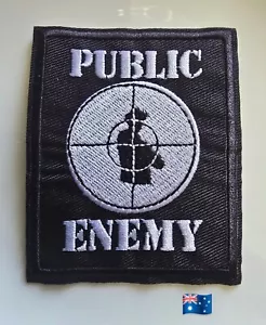 1pce Public Enemy Music Iron On Embroidery Patch 6.5x9cm - Picture 1 of 2