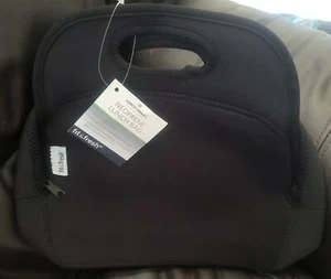Fit Fresh Stowe Neoprene Lunch Bag Washable, Lightweight, Insulated 13"×8"×3.5" - Picture 1 of 4