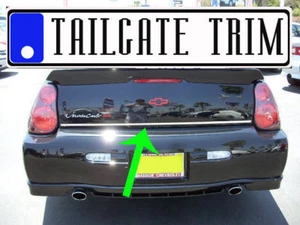 For Chevy MONTE CARLO 2000-2003 04 05 06 2007 Chrome Tailgate Trunk Trim Molding - Bild 1 von 6