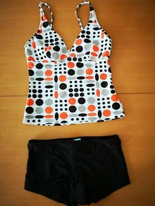 NEU Boyleg TANKINI Set von SEAFOLLY Gr. 10 S 36 Bikini Oberteil m. Hotpants - Bild 1 von 8