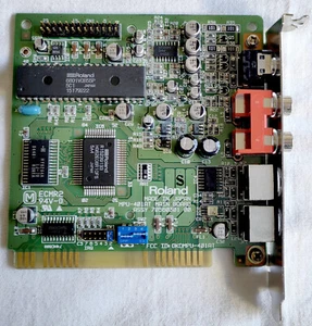 Roland MPU401 AT 8bit ISA MIDI Main Board card for Waveblasters - Bild 1 von 15
