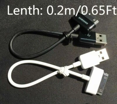 0.6ft USB Sync Cable Charger For Samsung Galaxy Tab 2 7.0 10.1 GT-P7100 N8000 - Image 1 of 4