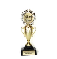 Trophy, Thank You- Appreciation- Recognition-  Desktop Series- Free Lettering