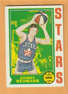 Johnny Neumann Utah Stars 1974-75 Topps #238 Mississippi Ole Miss Rebels 6Y - Imagen 1 de 2