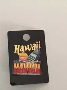 Pin Coleccionable Colorido Paradise Souvenir Sailing Sunset Hawaii - Nuevo - Imagen 1 de 2