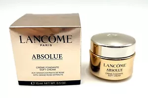 New in Box! Lancome Absolue Soft Cream With Grand Rose Extracts 15ml / 0.5oz - Picture 1 of 6
