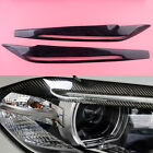 2Pcs Headlight Eyelid Eyebrow Cover Frame Fit For BMW X5 F15 14-18  X6 F16 15-18