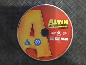 ALVIN AND THE CHIPMUNKS. Jason Lee 2008 DVD    DISC ONLY.  FREE. POSTAGE - Imagen 1 de 2