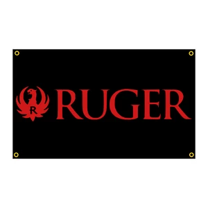 Ruger Schusswaffen Flagge USA Polyester 2x3 oder 3x5 - Bild 1 von 4