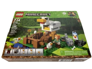 Lego Minecraft The Chicken Coop Retired New Factory Sealed 21140 Kit 198 Pieces - Picture 1 of 7