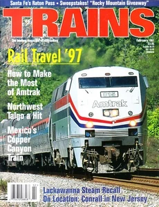 TRAINS 2/97 / RATON PASS,  AMTRAK, CONRAIL NJ, COPPER CANYON MEXICO, LACKAWANNA  - Foto 1 di 2