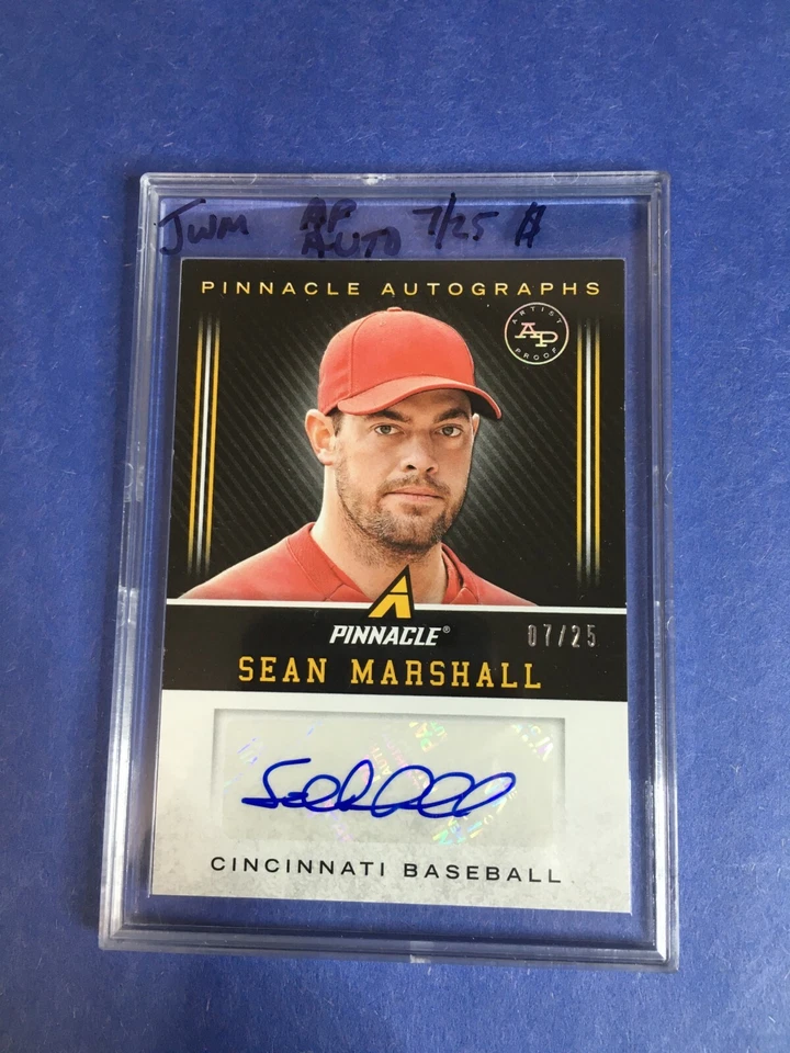 F171.221 2013 Pinnacle autógrafos prueba de artistas #SM Sean Marshall 25/07 Foto 1 de 1