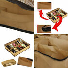 US 2-4 Pack Under Bed Shoe Storage Organizer Holder Shoes Closet Box Bag Zipper