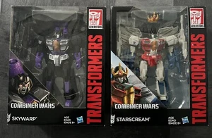 HASBRO TRANSFORMERS COMBINER WARS LEADER SKYWARP and STARSCREAM ACTION FIGURES - Picture 1 of 6