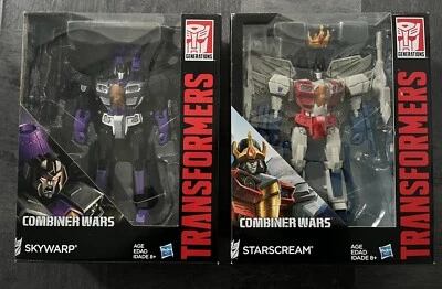 HASBRO TRANSFORMERS COMBINER WARS  LEADER SKYWARP and STARSCREAM ACTION FIGURES - Image 1 of 4