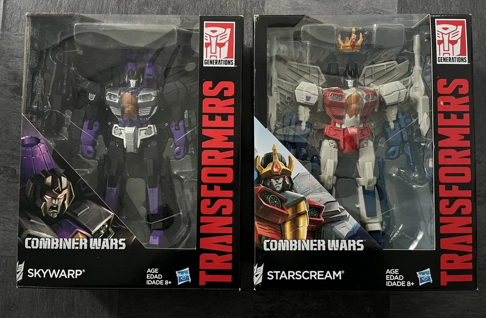 HASBRO TRANSFORMERS COMBINER WARS  LEADER SKYWARP and STARSCREAM ACTION FIGURES - Image 1 of 4