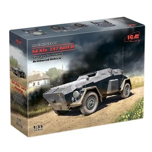Vehículo blindado del comando alemán Sd.Kfz. 247 Ausf.B ICM 35110 Plástico Modelo 1/35 - Imagen 1 de 24