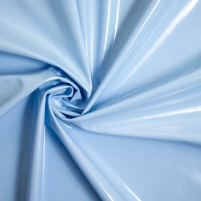 PVC Shiny Stretch Fabric - 1 Way Natural stretch - PU Coated - width 140 cm - Image 1 of 4