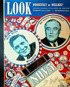 Look November 5 1940 Clark Gable Jack Dempsey Joan Blondell Fred Astaire