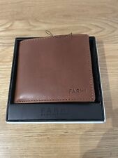 Farhi Leather Wallet Brown Brand New With Tags Card Holder Gift Accessories