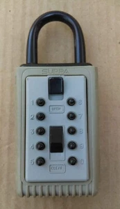 Supra Portable Combination Keybox Lock Box Resettable Push Button - Picture 1 of 4