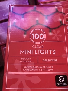 Rite Aid 100 Mulicolor Christmas Wedding Mini Lights String Indoor Outdoor Patio - Picture 1 of 1