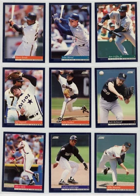 1994 Score Baseball Base set cards 1 to 330, U-PICK, RB7 - Image 1 of 2