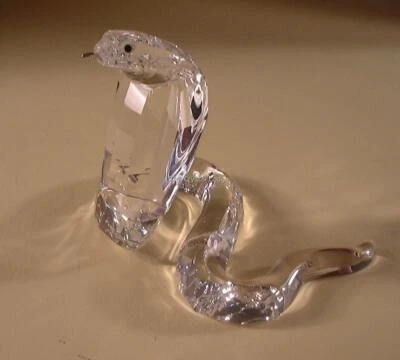 SWAROVSKI CRYSTAL COBRA / SNAKE 243979 MINT BOXED RETIRED RARE - Image 1 of 4