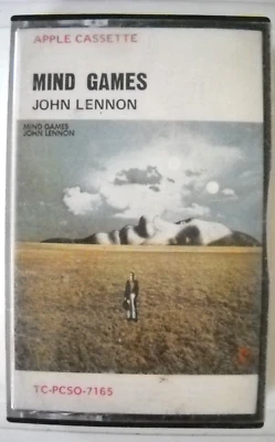 **JOHN LENNON, MIND GAMES, APPLE CASSETTE TC-PC50-7165 IN GREAT CONDITION** - Image 1 of 3