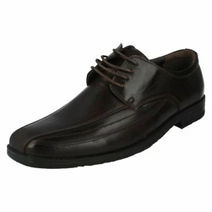 SALE Mens A2R103 Brown Formal Or Casual Lace Up Shoes By Malvern - Picture 1 of 10