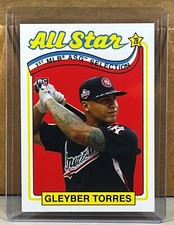 2018 TOPPS THROWBACK THURSDAY #137 GLEYBER TORRES RC 1989 ALL STAR Print Run 793