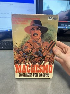 Pre-cert Sunrise Tapes (Dutch) VHS "MACHISMO 40 GRAVES FOR 40 GUNS" - Picture 1 of 7