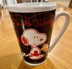 Snoopy Peanuts and Woodstock Mug, 2015 Be My Valentine, Large Coffee Tea Heart - Picture 1 of 5