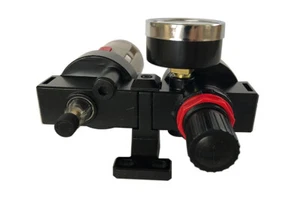 Combo Air System Accessories 1/2in NPT Air Line Piggyback Regulator/Filter - Picture 1 of 5