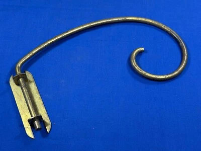 Vintage Swing Arm Plant Hanger, Bracket ~ Brass, Mid-Century Modern, 9.75"L - Image 1 of 4