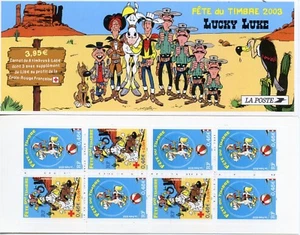 TIMBRE FRANCE NEUF BANDE CARNET N° BC3546 ** LUCKY COMICS 2003 - Imagen 1 de 1