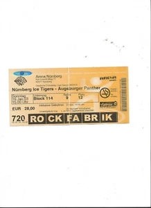 DEL Sammler Ticket: EHC ICE TIGERS NÜRNBERG - AEV AUGSBURG PANTHER 19.01.2003 - Bild 1 von 1