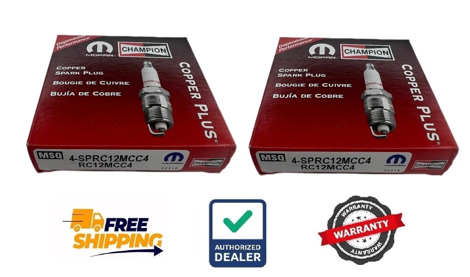 Genuine Set of 8 Pcs Spark Plugs 439 for 99-07 Chrysler Jeep Dodge 4.7L V8 OEM - Image 1 of 1