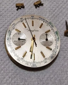 orologio cronografo vintage venus 175 MOVIMENTO+QUADRANTE BILANCERE OK - Foto 1 di 10