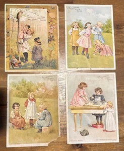 1893 McLaughlin's XXXX Kaffee kleines Mädchen Kind + viktorianische Sammelkarte Menge 4 - Bild 1 von 6