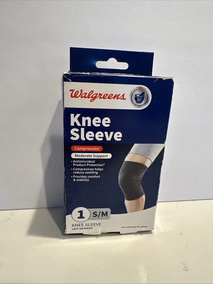 Walgreens NOB Rodillera Izquierda o Derecha Compresión Soporte Moderado Talla S/M Foto 1 de 1