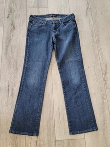 Levis San Francisco, Womens Dark Blue Slight Curve Straight Leg Jeans, Sz 10/30 - Picture 1 of 7