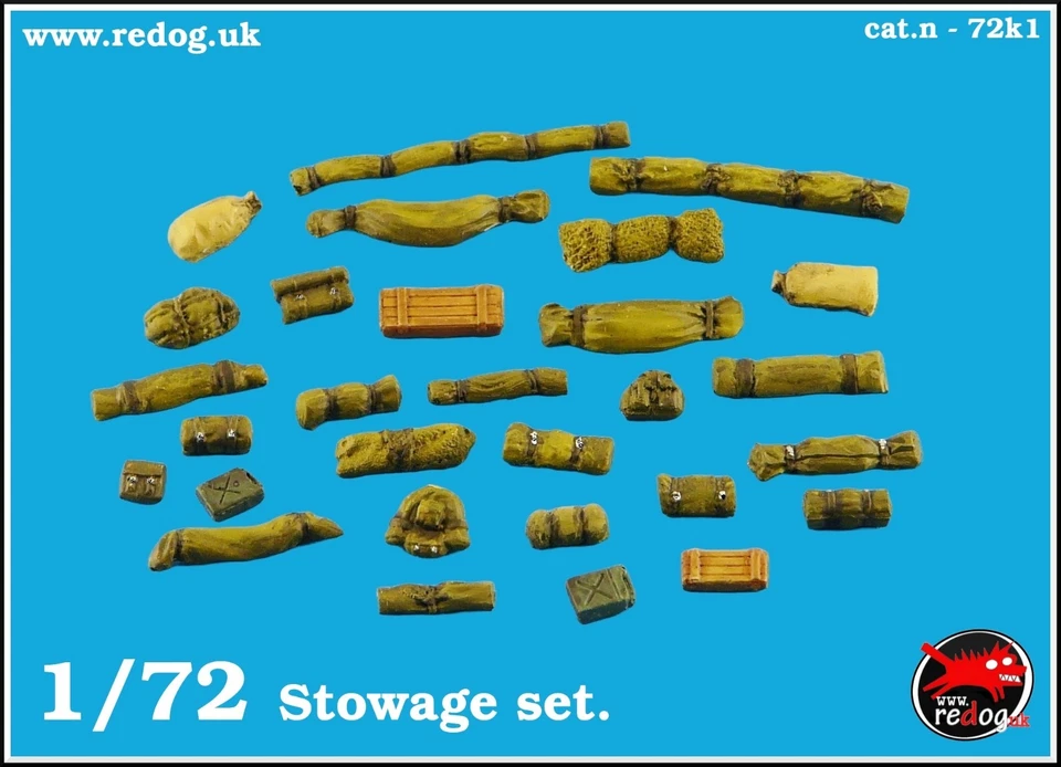 Redog 1/72  Scale Model Stowage /Diorama Accessories set /k1 - Image 1 of 1