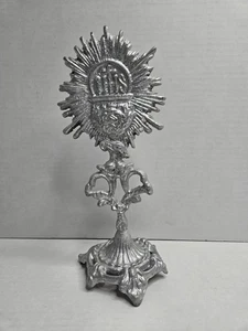 Monstrance Santisimo Plata Silver Religous Vessel Metal  - Picture 1 of 5