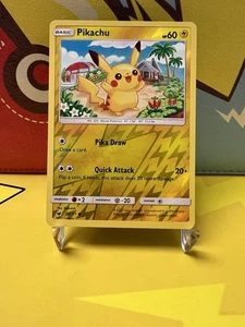 Pokemon TCG - 2017 Pikachu 30/111 - Crimson Invasion - Reverse Holo - MINT - Picture 1 of 2